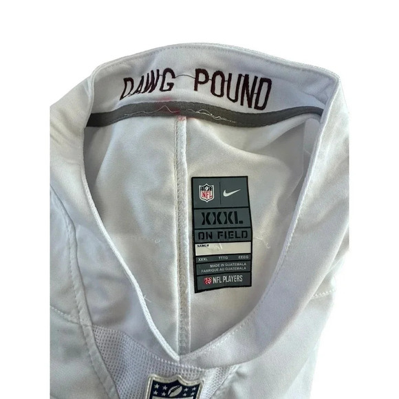NWT Dawg Pound NFL Cleveland White Baker Mayfield Jersey Size 3XL - Picture 10 of 10